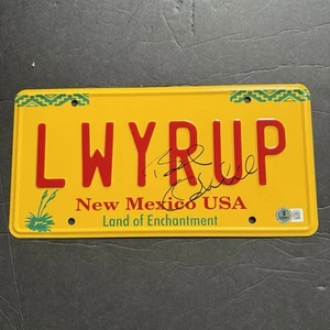 Bob Odenkirk Signed Better Call Saul License Plate Beckett BAS - Picture 1 of 2