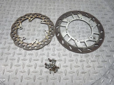 2006 03-07 KTM 525 Enduro EXC Front Rear Back Brake Rotor Disc Pair Bolts Lot - Image 1 of 4