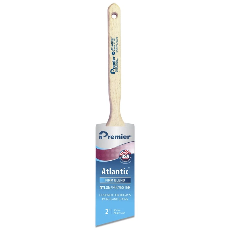 Pincel Premier 17331 Atlantic mistura de nylon/poliéster ângulo firme 2 W pol. - Imagem 1 de 1