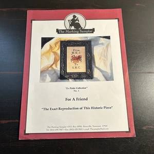 De Colección The Marking Samplar LE PETITE COLLECTION Sampler Punto de Cruz Patrón FLORAL - Imagen 1 de 6