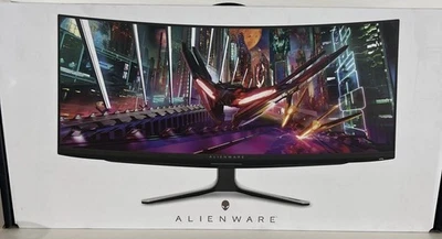 Alienware AW3423DW Curved Gaming Monitor 34.18 inch Quantom Dot-OLED 1800R Displ - Image 1 of 2