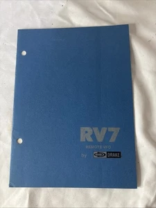 Drake RV7 zrote VFO 1338 Instruction Manual Booklet 1978 PB - Picture 1 of 6