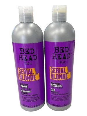 TIGI Bed Head Serial Blonde Shampoo Conditioner Set Edgy Blonde Hair 25.36fl oz - Image 1 of 4