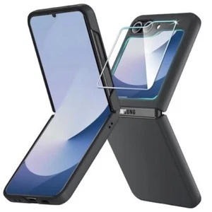 Case for Samsung Galaxy Z Flip 6,Thin Slim Hard PC Samsung Z Flip 6 Black - Picture 1 of 8