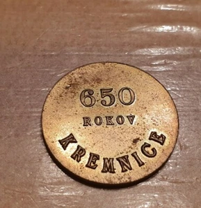 CZECHOSLOVAKIA SLOVAKIA SLOVAK CZECH TOKEN MEDAL COIN KREMNICA DUKAT NICKEL - Picture 1 of 3