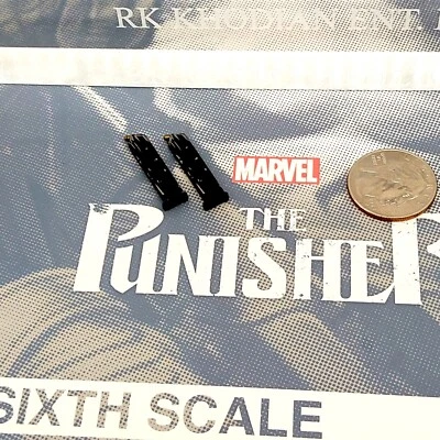 Sideshow Marvel Comics The Punisher 1/6 Action Figure's Gun Magazine Clips Only - Image 1 of 2