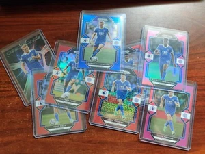 Lote Panini Prizm Premier League EPL Leister City 2022-23 - 8 cartas en total - Imagen 1 de 2