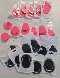 20 Sets Socket With Holder Stick Phone 10 Black 10 Pink  - Photo 1 sur 3