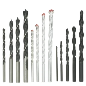 Brocas HSS ACERO AL CARBONO 13 piezas métricas metal acero madera plástico mampostería 2-8 mm - Imagen 1 de 9