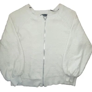 Volcom Zipper Medium Ivory Cardigan - Picture 1 of 16