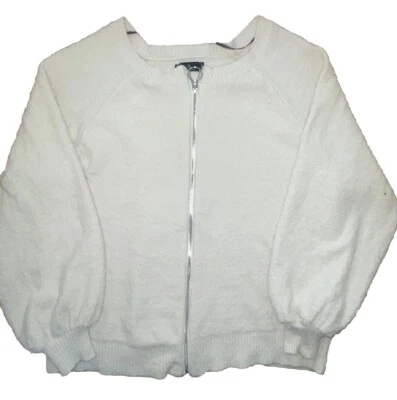 Volcom Zipper Medium Ivory Cardigan - Image 1 of 4
