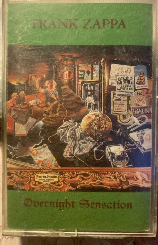 Frank Zappa - Overnight Sensation (Cassette Tape, 1989) Barking Pumpkin Records - Image 1 of 1