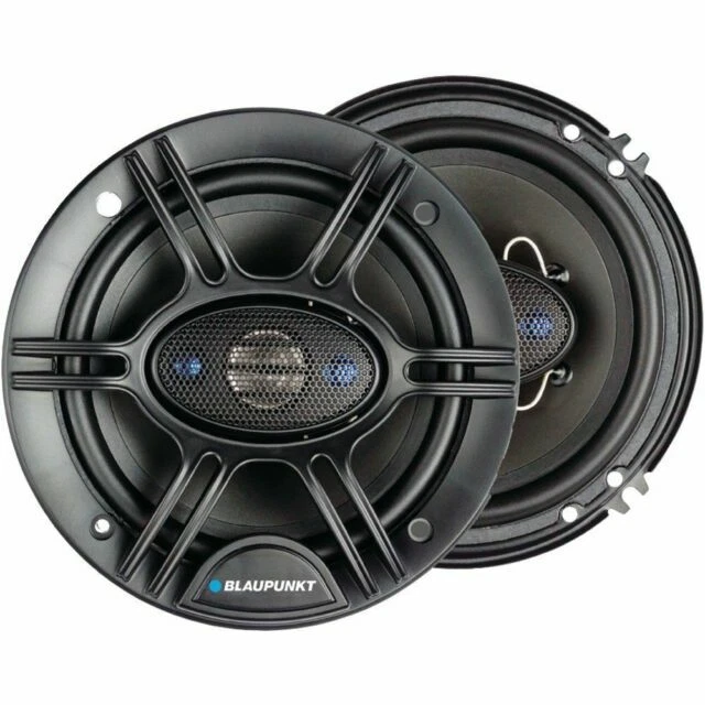 Blaupunkt 360W 6.5” 4-Way Coaxial Speakers - Black (GTX650)