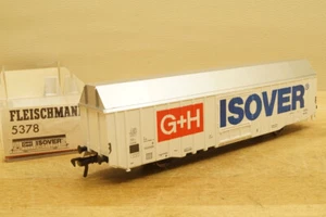 Spur HO Fleischmann 5378 Großraumgüterwagen G+H ISOVER der DB neuwertig OVP - Bild 1 von 7