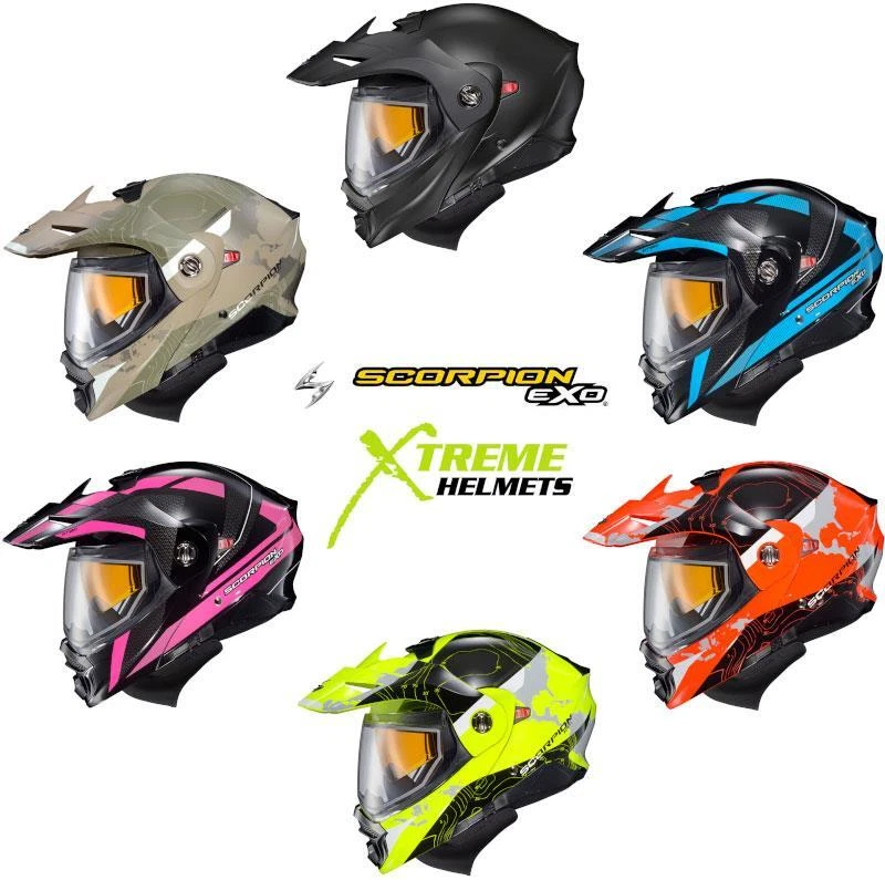 Scorpion EXO-AT960 Snow Helmet Flip Up Modular Dual or Electric Shield XS-3XL - Image 1 of 2