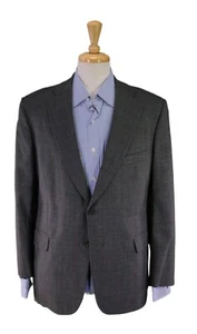 Paul Stuart 40S Blazer Jacket Gray Black Red Plaid Wool 2-Button Sportcoat - Picture 1 of 8