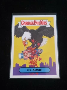 2016 Garbage Pail Kids 5a U.S. ARNIE American As Apple Pie GPK Sticker - Picture 1 of 3