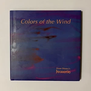 Vtg 1995 Disney Pocahontas Colors of the Wind Hardcover Book Movie Song Pictures - Picture 1 of 4