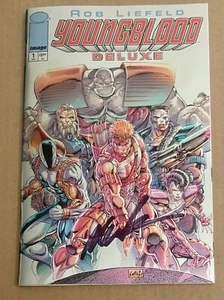 Youngblood Deluxe #1 Foil Variant SIGNED Rob Liefeld Image Comics 2025 Cover B - Picture 1 of 1