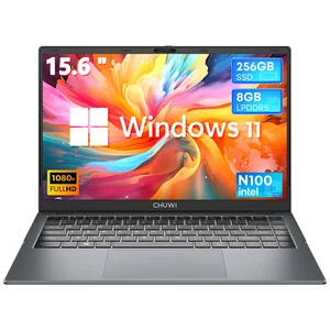 Gemibook plus 15.6" Laptop 256GB SSD 8GB Ddr5,12Th Gen Intel N100,2K IPS Display - Picture 1 of 12