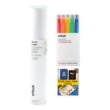 Cricut Smart Label Writable White Permanent Vinyl and Glitter Rainbow Gel Pens