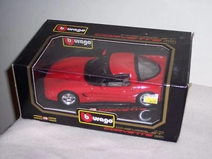 BURAGO- 1997 CHEVROLET CORVETTE - 3056 - RED - NEW - L@@K - Picture 1 of 8