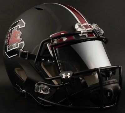 SOUTH CAROLINA GAMECOCKS NCAA REPLICA Football Helmet w/ UNDER ARMOUR Eye Shield - Image 1 of 4