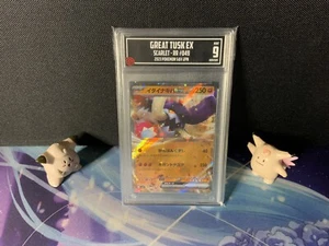 TCCG 9 PSA 9 Great Tusk ex 049/078 RR Scarlet sv1S Pokemon Card Japanese Violet - Picture 1 of 1