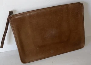 COACH VINTAGE NYC SLIM LARGE Brown CLUTCH PORTFOLIO - Picture 1 of 6