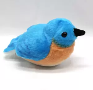 Audubon Society Wild Republic Eastern Bluebird Real Bird Call 6.75" Plush - Picture 1 of 12