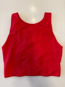 GIRLFRIEND COLLECTIVE Red Dylan Tank Sports Bra S - Picture 1 of 3