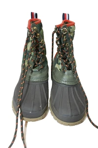 Tommy Hilfiger Camo Duck Boots/Shoes size 7 - Stylish Wet Weather Boots - Picture 1 of 6