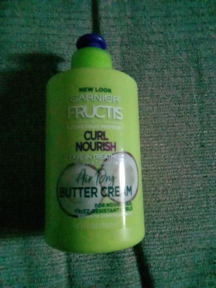 Garnier Fructis Curl Nourish Butter Cream Leave-in Treatment X3