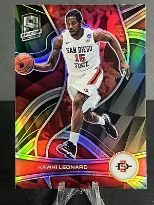 2022 Panini Chronicles Draft Spectra Silver Prizm Kawhi Leonard #28 LA Clippers - Image 1 of 2