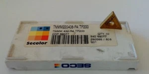 N° 10 INSERTI TORNITURA SECO TNMM220408-R4 TP200 - Imagen 1 de 4