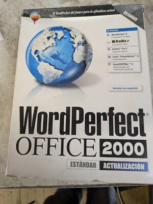 Corel WordPerfect Office 2000 Estandar UPG SPANISH, SEALED - Image 1 of 4