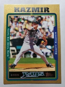 Scott Kazmir 2005 Topps Gold 1266/2005 Serial Numbered - Picture 1 of 3