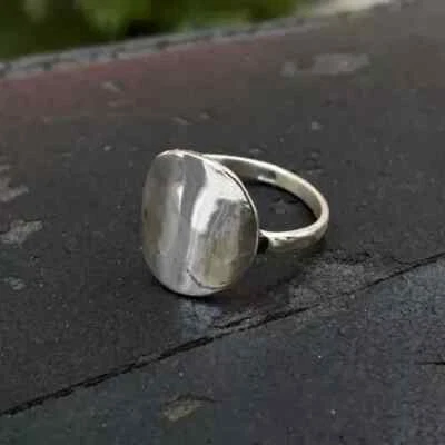 Solid 925 Sterling Silver Statement Unique Handmade Jewelry Ring All Size - Image 1 of 4