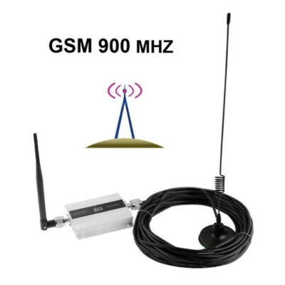 Mobile Cell Signal Booster Amplifier Repeater GSM 900MHz AU Plug 10M Feed Line O - image 1 of 4