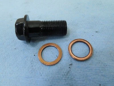 Kawasaki Ninja ZX11 ZX1100D 1993 tubo de aceite del motor perno banjo y arandelas Foto 1 de 4