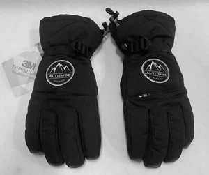 ALTITUDE "SUMMIT" WINTER SKI SNOWBOARD HANDSCHUHE 3M THINSULATE (SCHWARZ) XL - Bild 1 von 12
