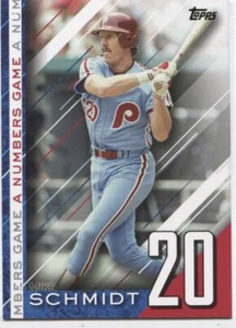 MIKE SCHMIDT 2020 Topps Update A NUMBERS GAME Insert - PHILLIES - #NG-23  - Picture 1 of 1