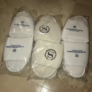 Pantuflas Sheraton Arabella, España Hotel Spa - Tres (3) Pares Nuevas - Imagen 1 de 7