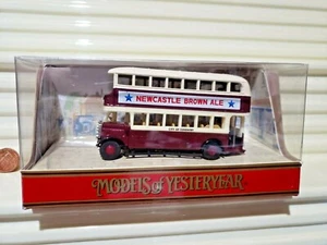 Matchbox 1991 Models of Yesteryear Y5C 1930 NEWCASTLE LEYLAND TITAN BUS Nu Boxed - Picture 1 of 6