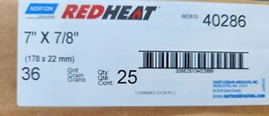 (25 Pack) Norton 7"x7/8", 36 Grit, Disc - Picture 1 of 2