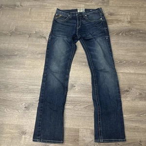 Ariat Denim M7 Silverton Slim Fit Coltrane Straight Leg Jeans Mens Size 32 x 36 - Picture 1 of 11
