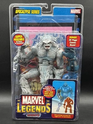 2005 Marvel Legends Apocalypse Series VARIANTE SASQUATCH BRANCA Bonu 32 quadrinhos - Imagem 1 de 4