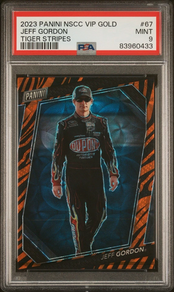 Panini National Vip Gold 2023 Jeff Gordon #67 Tiger Stripes Foto 1 de 2