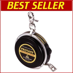 Versatile and Resilient 100ft Auto-Rewind Tape Measure for All Your DIY Projects - Picture 1 of 7