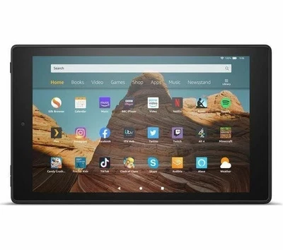 Amazon Fire HD 10 Tablet 9th Gen 32GB WiFi/BT 10.1" Black no Ads - A Grade - Image 1 of 3